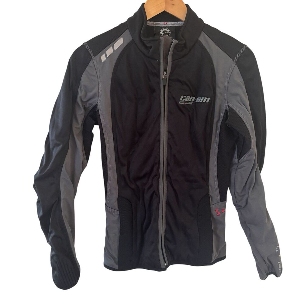 BRP Womens Can-Am Spyder Biker Jacket Size Small Black Motorcycle‎ Riding Travel